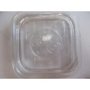 GE Clear Glass Refrigerator Dish Lid only